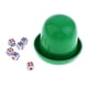 thumbnail image 2 of Juego de dados de barra KTV Sunnimix Coctelera para dados 6 piezas digitales Verde, 2 of 8