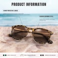 thumbnail image 2 of AOMASTE Polarized Sunglasses for Women Men Trendy Retro Round Sun Glasses UV400 Protection (Gray), 2 of 7