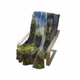 thumbnail image 4 of Landscape Soft Flannel Fleece Blanket, Majestic Waterfall River Argentinean Falls Natural Wonders Scenery Nature Imagery, Cozy Plush for Indoor and Outdoor Use, 50" x 70", Multicolor, by Ambesonne, 4 of 6