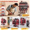thumbnail image 4 of 2025 Upgraded Power Tool Organizer Wall Mount with Charging Station, 5-Layer Heavy Duty Metal Tool Storage Rack for Drills, Batteries & Accessories, 4 of 8