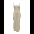 thumbnail image 2 of Vestido de Crochet para Mujer, Vestido Sin Espalda, Vestido Maxi de , Vestido de Punto Transparente. L, 2 of 9