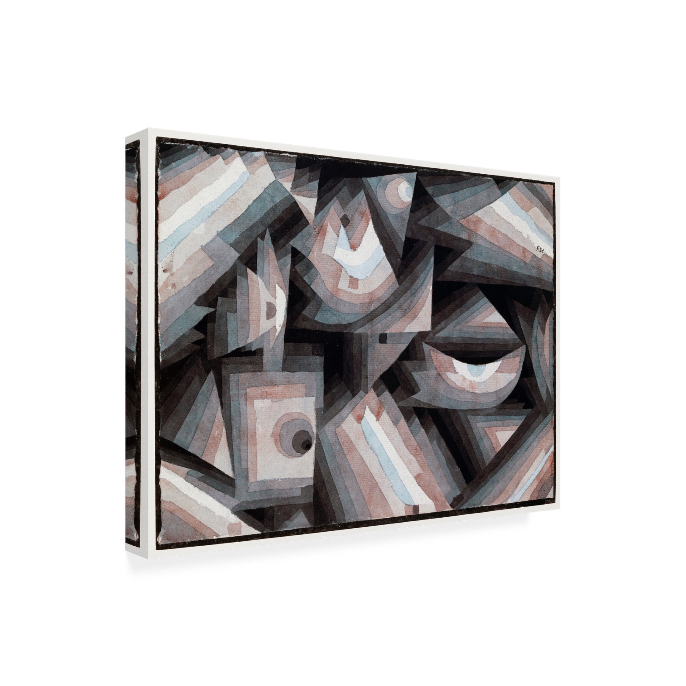 Trademark Fine Art Pictufy Crystal Gradation 1921 Canvas Wall Art