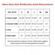 Alpine Swiss Mens Lightweight Bomber Jacket Casual Windbreaker Varsity Coat