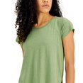 thumbnail image 2 of ID Ideology Women's Sweat Set T-Shirt Green Size Small, 2 of 3