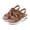 Brown, variant on GYMEPIC Women's Walking Sandals Platform Shoes Air Cushion Elastic Band Outdoor Hiking