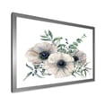 thumbnail image 2 of Designart 'Eucalyptus Leaves With White Anemone Bouquet' Traditional Framed Art Print, 2 of 4