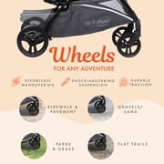 Open Box Baby Trend Sit N' Stand Easy Fold Twin Double Infant Toddler Stroller