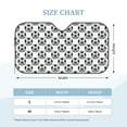 thumbnail image 3 of Bingfone Happy Soccer Car Windshield Sunshade,Sun Foldable Sun Shield Sun Visor for Car - Small, 3 of 8