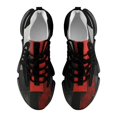 thumbnail image 5 of Vinatge Geometric Abstract Art Red Gray Black Walking Shoes for Men Woman Lightweight Tennis Fashion Elastic Sports Shoes Cushion Basketball Shoes, 5 of 7