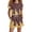 00&Brown2540, variant on Tiijoy Girls Summer Outfit Set Ice-Cream Print Short Sleeve T Shirt Shorts Set, Sizes 3-11