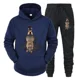 thumbnail image 3 of Chándal para hombre con estampado divertido de perro, ropa deportiva para correr, sudadera con capucha y pantalón de moda, conjunto de 2 piezas para amantes de los perros y animales, conjunto deportiv, 3 of 5