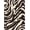 Brown, variant on Well Woven Madison Shag Safari Zebra Animal Print Thick Shag 20" x 7'2" Runner Area Rug
