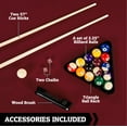 thumbnail image 2 of 7 ft. Edgewood Drop Pocket Pool Table, Billiard Table with Accessories by Barrington Billiards, 2 of 8