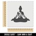 thumbnail image 2 of Yoga Pose Siddhasana Accomplished Sitting DIY Cookie Wall Craft Stencil - 11.5 Inch, 2 of 5