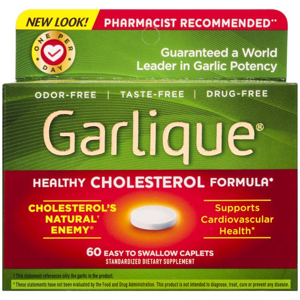 Garlique Garlic Herbal Supplement, 60 count