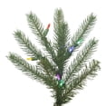 thumbnail image 2 of Vickerman 7.5' Colorado Spruce Slim Artificial Christmas Tree, Multi-Colored LED Lights, 2 of 5