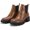 Coffee, variant on Tejiojio Clearance Large Size Thick-soled Thick-heeled Sleeve Round Toe Short Boots Women's Boots