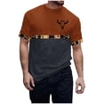 thumbnail image 1 of COM1950s Shorts pour Hommes, T-Shirts à Manches Longues pour Hommes, Imprimé Col Rond Mode Décontractée Manches Courtes Blouses, Chemises pour Hommes, Chemises à Manches Longues pour Hommes, Chemises à Manches Longues pour Hommes, 1 of 9