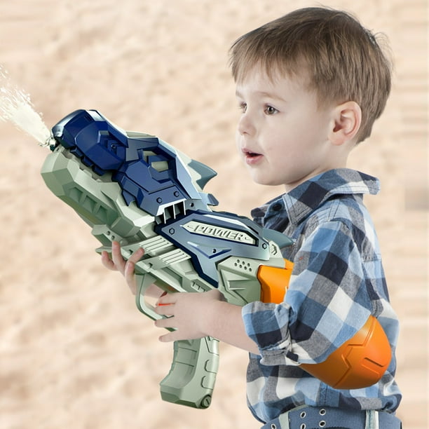 Juguetes de piscina, juguetes para bebés, juguetes para niños pequeños, súper agua para niños y adultos, pistolas de agua súper sumergibles con rango de juguetes para niños y niñas, piscina de verano