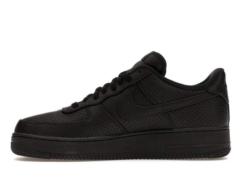 Nike Men's Air Force 1 Low SP Triple Black Perforated Basketball Shoes, from StockX