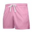 thumbnail image 7 of Women's Gym Workout Athletic Shorts Summer Lightweight Quick Drying Running Shorts with Pockets by Yigetop Pink L, 7 of 7