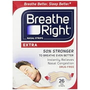 2 Pack - Breathe Right Nasal Strips Extra 26 Each