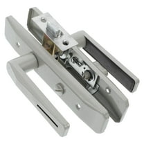 FRCOLOR Reversible Keyless Door Handle for Bathroom and Bedroom Black Interior Door Knob, Heavy Duty Door Lock for Left or Right Handing Rose Gold