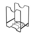 thumbnail image 1 of WRKEKC Clearance Countertop Dish Drainer Rack for Kitchen, Iron Pot Lid Organizer with Hollow Base, Rustproof Plate Drying Rack, 2 Sizes for Utensils Bowls Storage, 1 of 6