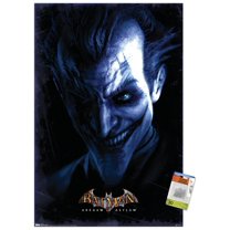DC Comics Video Game - Arkham Asylum - Joker Wall Poster with Push Pins, 22.375" x 34"