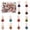 C - Rose Gold, variant on 48pcs Crystal Birthstone Charms Tiny Round Rhinestone Dangle Pendants with Loop-E - Mixed Color