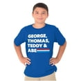 thumbnail image 4 of Famous American Monument Presidents Crewneck T Shirts Boy Girl Teen Brisco Brands XS, 4 of 6