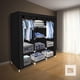 thumbnail image 4 of Closet Ropero Armable 3 Puertas Organizador Portatil negro 1, 4 of 8