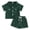 O2118-Green, variant on OYXSER Baby Boy Girl Outfit Cartoon Summer Print Short Sleeve T-Shirt and Shorts Set Summer Clothes, Green 2-3T