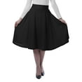 thumbnail image 1 of Moomaya Jupes en Jersey pour Femmes Longueur Genou Extensible Été - 8BY, 1 of 7