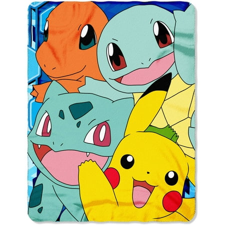 Pokemon "Meet the Group" 45" x 60" Fleece Throw