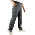 thumbnail image 2 of Diufon Hiking Pants for Men Quick Dry Lightweight Outdoor Sweatpants Cargo Work Pants with Zipper Pockets, 2 of 5