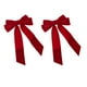 thumbnail image 2 of Christmas Printed Ribbon Handmade Christmas Bow Weave Ribbon Snowflake Pinecone Faux Linen Khaki-Colored Edged Satin Ribbon, 2 of 7