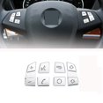 thumbnail image 2 of Lefu Steering Wheel Button Trim Cover Sticker for BMW X6 E70 E71 08-13 LHD, 2 of 8