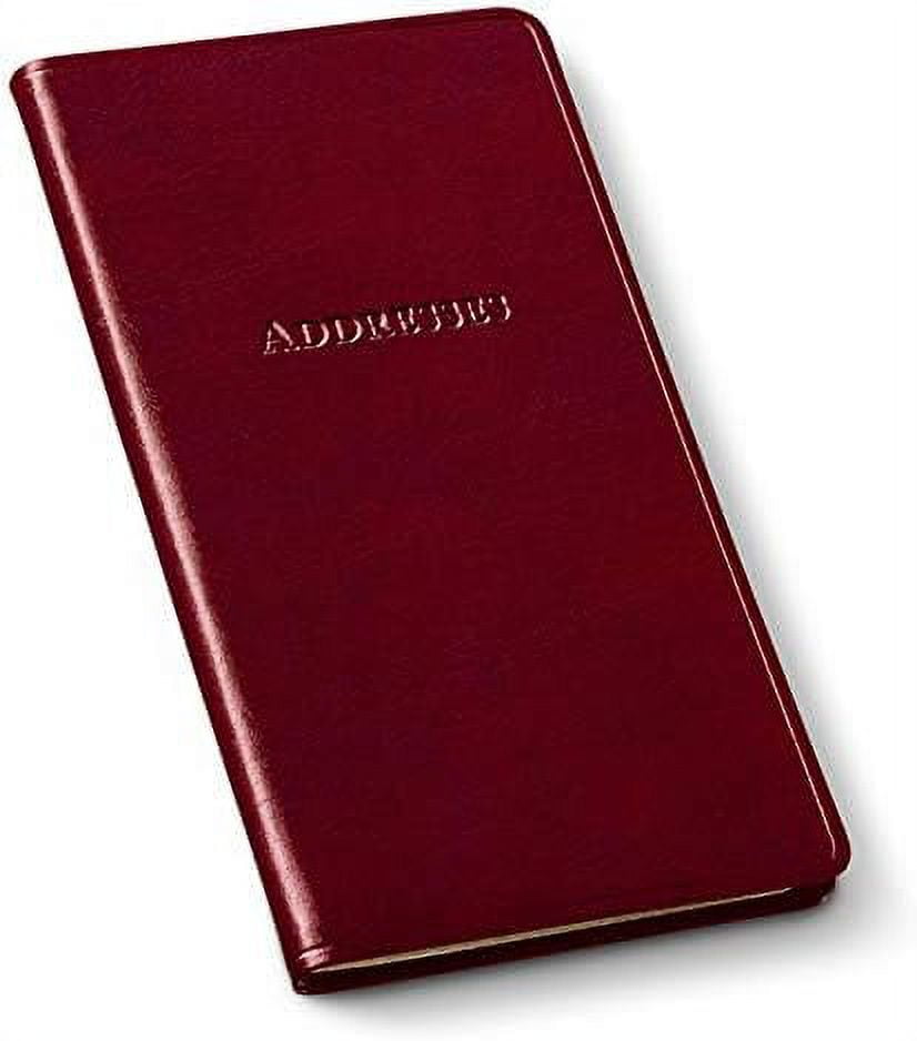 Pocket Address Book And Organizer By Burgundy