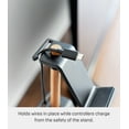 thumbnail image 5 of Yamazaki Home Controller Stand, Black, Steel + Wood, Adjustable Tiers, 5 of 7
