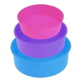 thumbnail image 1 of Molde de silicona para hornear pasteles, bandeja redonda para hornear pasteles de varios tamaños, bandeja redonda de silicona para hornear pasteles sin BPA, 1 of 7