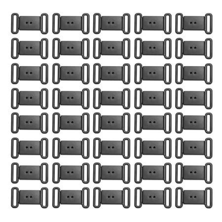 

100pcs Plastic Clasp Replacement DIY Breakaway Safety Clasps for Bra Bow Tie