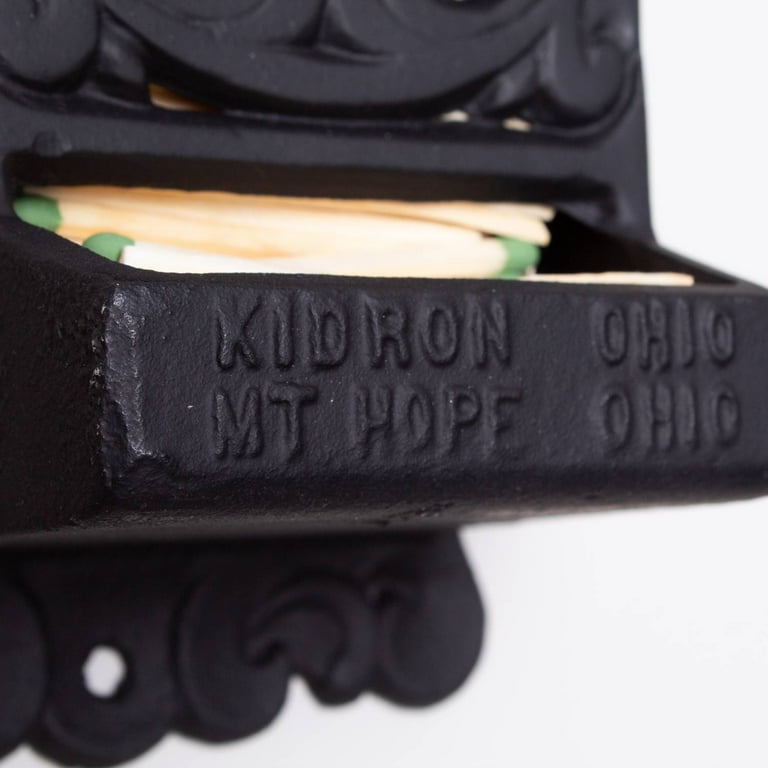 Lehman's Wall Mounted Matchbox Holder, Cast Iron, Vintage Style
