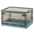 thumbnail image 1 of DOLITY Collapsible Storage Bins Containers with Lid Storage Sorting Box Folding Storage Brown Green, 1 of 9