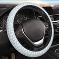 thumbnail image 5 of Fuzoiu Cute Cat Print Elastic Stretch Steering Wheel Cover, Universal 15 Inch Automotive Steering Wheel Cover, Anti-Slip Sweat Absorption Universal Car Accessories for Women Men, 5 of 6