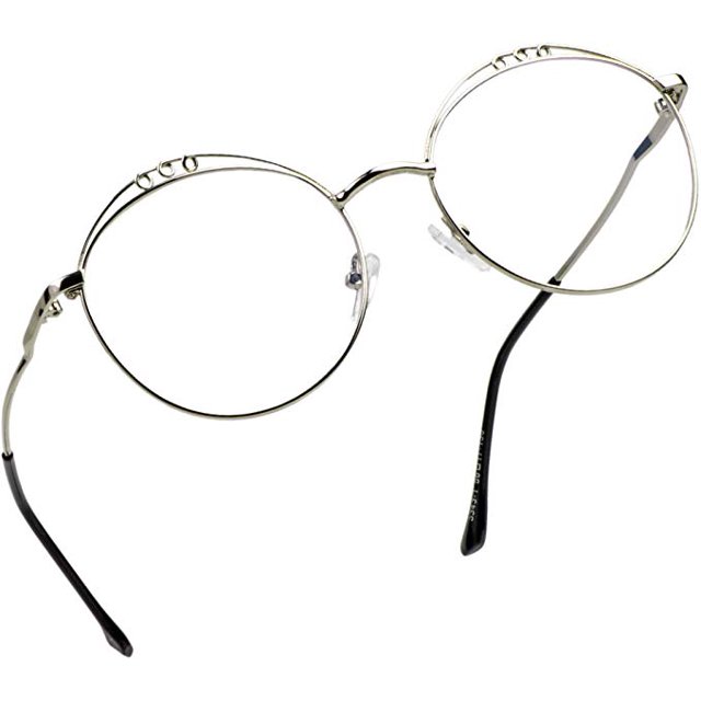 LifeArt Blue Light Blocking Computer Reading Glasses with Transparent Lens for Women/Men