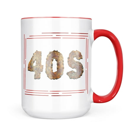 

Neonblond 40s Rusty Vintage Metal Welding Mug gift for Coffee Tea lovers