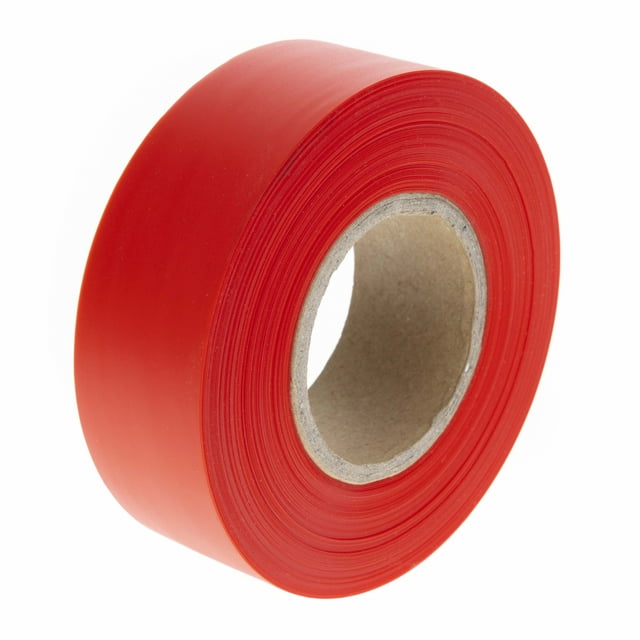 ASR Outdoor Hiking Gear 200ft High Visibility Marking Ribbon, Red