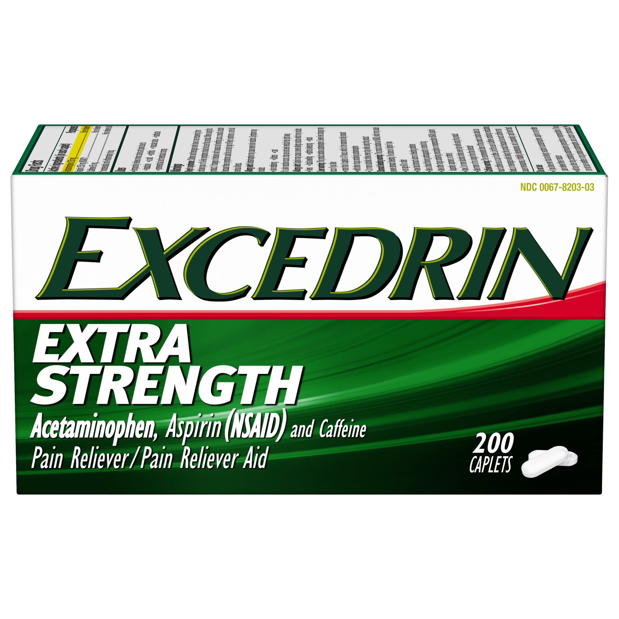 Excedrin Game Over for Headaches Limited Edition Extra Strength Pain Relief Caplets for Headache Relief, Temporarily Relieves Minor Aches and Pains Due to Headache  200 Count