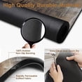 thumbnail image 5 of Coffee Mat for Countertops, Brown Abstract Modern Dish Drying Mat 2 Pcs for Kitchen Coffee Bar Accessories, Coffee Maker Espresso Machine Dish Rack Hide Stain Rubber Backed 12x19In, 5 of 6